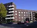 Wohnblock an der Habichtstraße