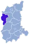 Karte des Powiat