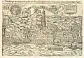 Ansicht von Nördlingen; Holzschnitt, 1549
