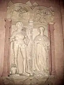 Doppelepitaph Wolfgang VI. von Dalberg und Gattin, Agnes von Sickingen