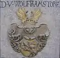 Wappen auf einem Epitaph in der Wenzelskirche von Naumburg (Saale)