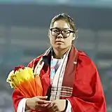 Lu XiaoxinRang elf mit 58,55 m
