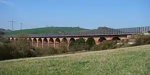 Sanierte Talbrücke Wommen
