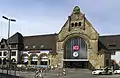 Worms, Hauptbahnhof, Hauptgiebel