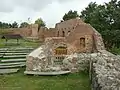 Umfassungsmauern der Burg