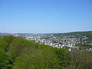 Blick in die Barmer Kalksenke