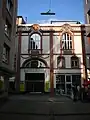 Eingang zum ehemaligen FITA-Palast an der Lindenstraße (2009)