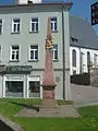 Distanzsäule in Wurzen