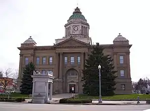 Wyandot County Courthouse, gelistet im NRHP mit der Nr. 73001553