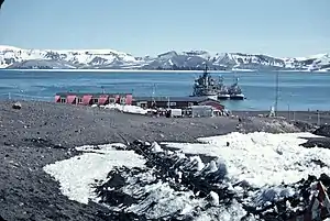 Die argentinische Station Pedro Aguirre Cerda in der Pendulum Cove (1958)