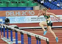 Für die Titelverteidigerin und aktuelle Olympiasiegerin Sally Pearson, frühere Sally McLellan, gab es diesmal Silber