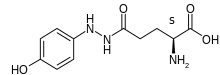 Strukturformel von Xanthodermin