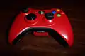 Roter Xbox 360 Kabelloser Controller