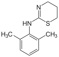 Strukturformel von Xylazin