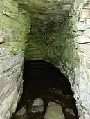 Souterrain im Broch of Yarrows