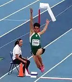 Yasser TrikiRang zehn mit 16,62 m