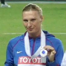 Die Titelverteidigerin und Weltrekordinhaberin Julija Petschonkina gewann diesmal Silber