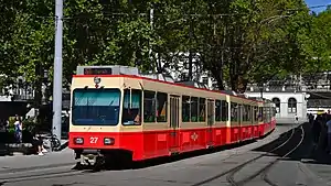 Be 8/8 27-28 zusammen mit einem Schwesterfahrzeug in Zürich