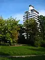Sicht nach Osten: Hochhaus zur Schanze