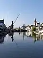 Limmatraum, Blick von der Rudolf-Brun-Brücke zur Gemüsebrücke