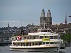 2009 im Hintergrund das Grossmünster