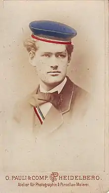 Eduard Zacharias als Heidelberger Rhenane