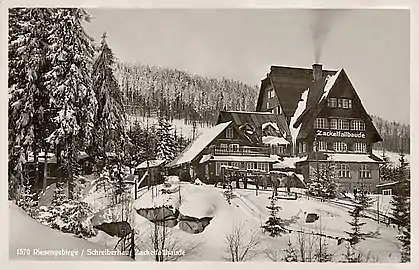 Der Vorgängerbau 1925,ein Jahr nach dem Neubau