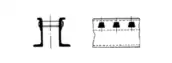Zahnstange System Riggenbach-Pauli