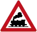 Zeichen 151: Unbeschrankter Bahnübergang (BRD, 1971–1992)