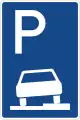 Zeichen 315-55:Parken auf Gehwegen