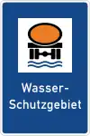 Zeichen 354 „Was­ser­schutz­ge­biet“ der StVO