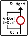Planskizze für Umleitung