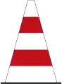 Leitkegel nach StVO 1970–1988