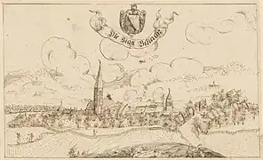 Die Statt Bülach um 1703
