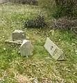 Zerstörter Dreiherrenstein Anfang April 2024