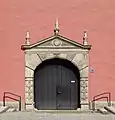 Südportal, gerichtet auf den Schlossplatz