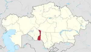 Lage in Kasachstan