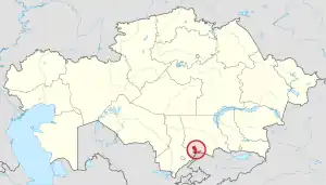 Lage in Kasachstan