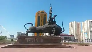 Denkmal der Königin Tomyris (D. B. Namdakow, 2008)