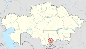 Lage in Kasachstan