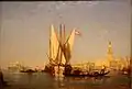 Felix Ziem: Segelboote am Canal Grande