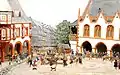Diorama: Tanz auf dem Marktplatz von Goslar