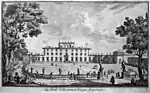 Ansicht der Eingangsseite 1744 nach Zocchi