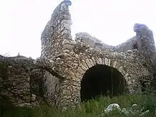 Eingang einer aufgegebenen Schwefelgrube bei Cianciana