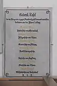 Gedenktafel für die Gefallenen im Krieg von 1870/71