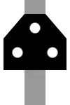 Ersatzsignal im H/V-Signalsystem (links) und Ks-/Hl-Signalsystem (rechts)