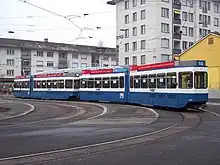 Heckansicht eines führerstandslosen Be 4/6