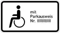Zusatzzeichen 1044-11 (seit 1992), Zusatzschild 866 (1971–1992)
