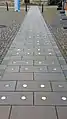 Illuminierter Lochstreifenweg vor dem Konrad-Zuse-Museum