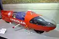 Kreidler Zigarre von 1965 (Rekord: 210,634 km/h am 23. Oktober 1965 Utah/USA) im Zweirad-Museum